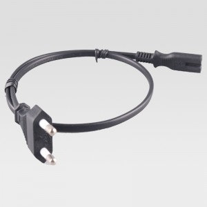 Korea 2 Pin Power Cord CEE 7-16 schuko plug