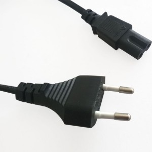 European 2 pin power cord – 2.5A
