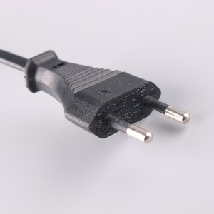 Europlug to IEC320 C7 power adapter cords