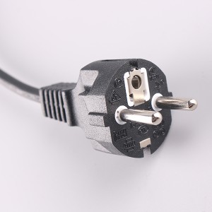 European power cord Schuko plug