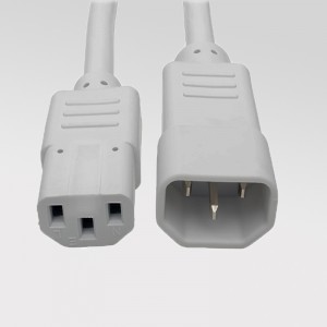 Extension power cord IEC320 C13 to C14