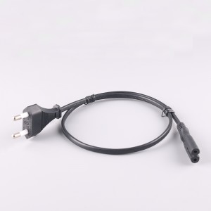Korea 2 Pin Power Cord CEE 7-16 schuko plug