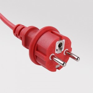 European IP44 Waterproof Power Cord plug